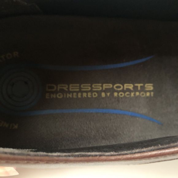 Rockport Dressports Men\'s Comfort Shoes Size 10 1/2 W Leather Brown main image 12